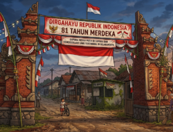 Merah Putih di Gapura dan Kemerdekaan yang Tertinggal di Belakangnya