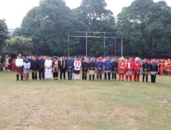 Semarak HUT ke-81 Kemerdekaan RI, Kantah Kota Bandung Bersama Kantah Bandung Raya Ikuti Upacara di Kanwil BPN Jabar