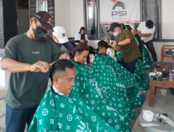 PSI Garut Gandeng Seniman Pangkas ASGAR Gelar Aksi Sosial Cukur Rambut Gratis