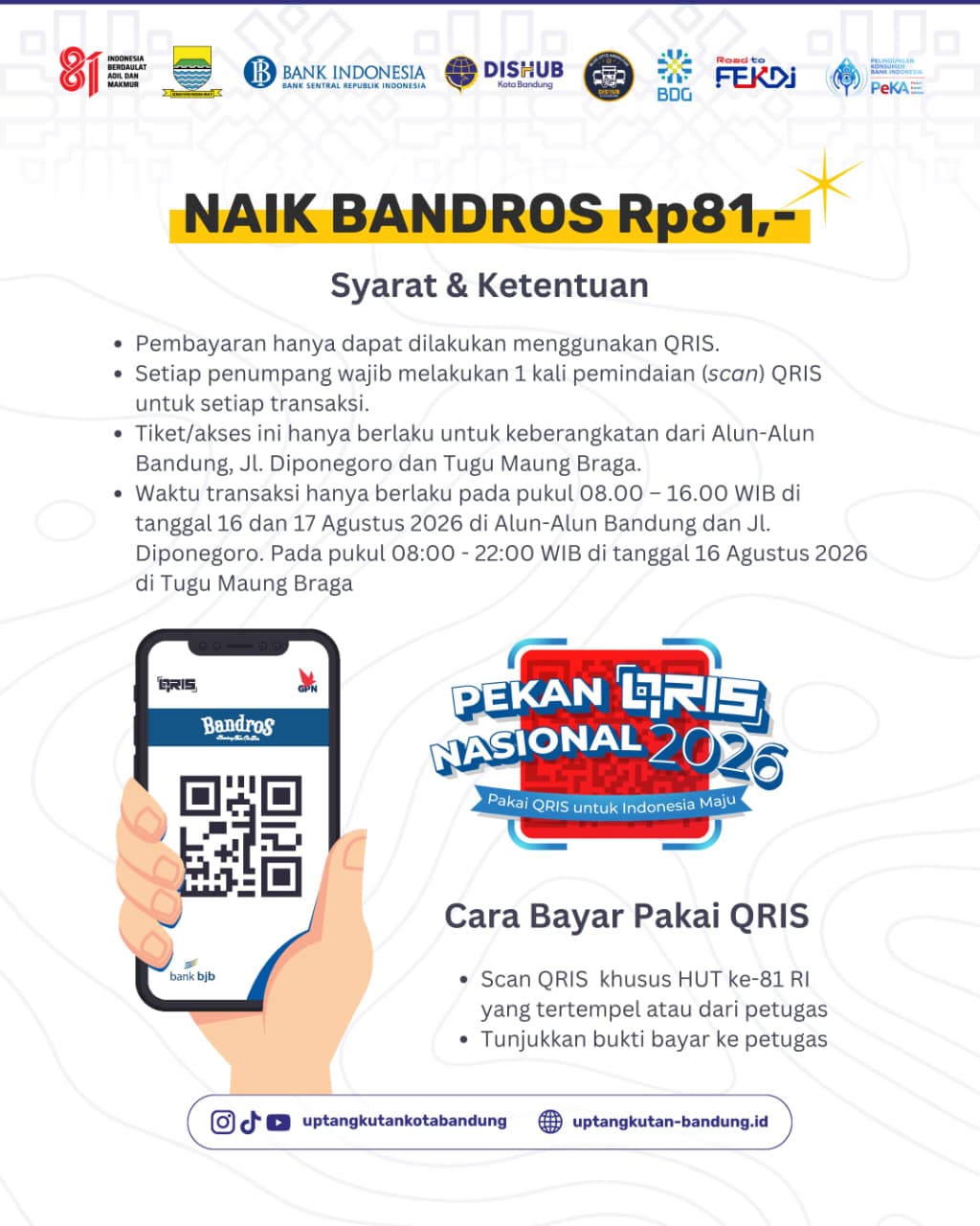 Naik Bandros Rp81