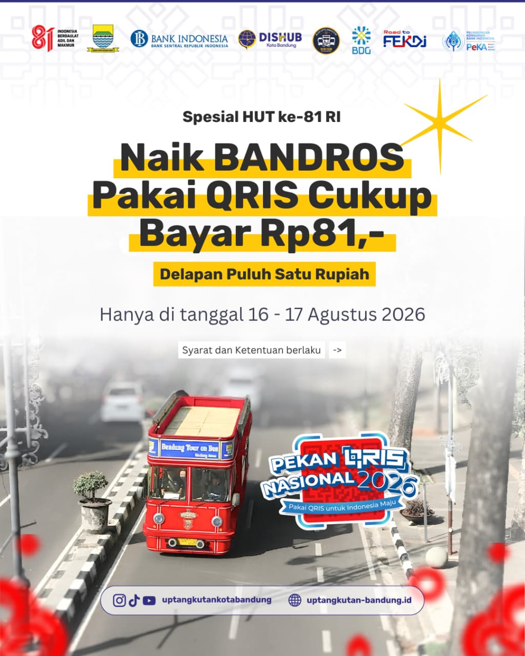 Naik Bandros Rp81