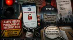 Lampu Merah Pemblokiran Rekening Aksi: Uji Transparansi Aparat dan Perbankan