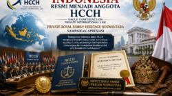 Indonesia Resmi Menjadi Anggota HCCH, Private Royal Family Heritage Nuswantara Sampaikan Apresiasi