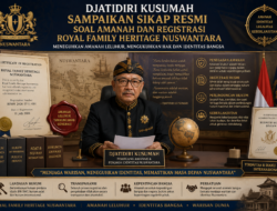 DJATIDIRI KUSUMAH Sampaikan Sikap Resmi Soal Amanah dan Registrasi Royal Family Heritage Nuswantara