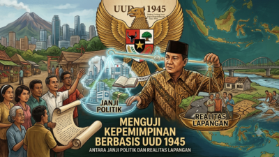 ​Menguji Kepemimpinan Berbasis UUD 1945: Antara Janji Politik dan Realitas Lapangan