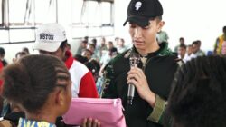Satgas Pamtas Kewilayahan RI-PNG Yonif 764/IB Tanamkan Semangat Bela Negara, Membangun Generasi Papua yang Tangguh