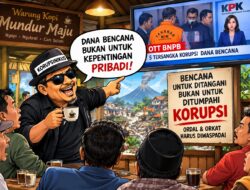 Kabar OTT BNPB, Korupsinikus: “Dana Siap Pakai Penanganan Bencana, Kok Melenceng, Woy?!”