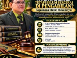 ​Sudah Mengucapkan Talak, Sudah Pisah Rumah, tetapi Belum Bercerai di Pengadilan: Bagaimana Status Hukumnya?