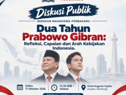 Refleksi Dua Tahun Kepemimpinan Prabowo–Gibran dan Pandangan Strategis Masa Depan Indonesia